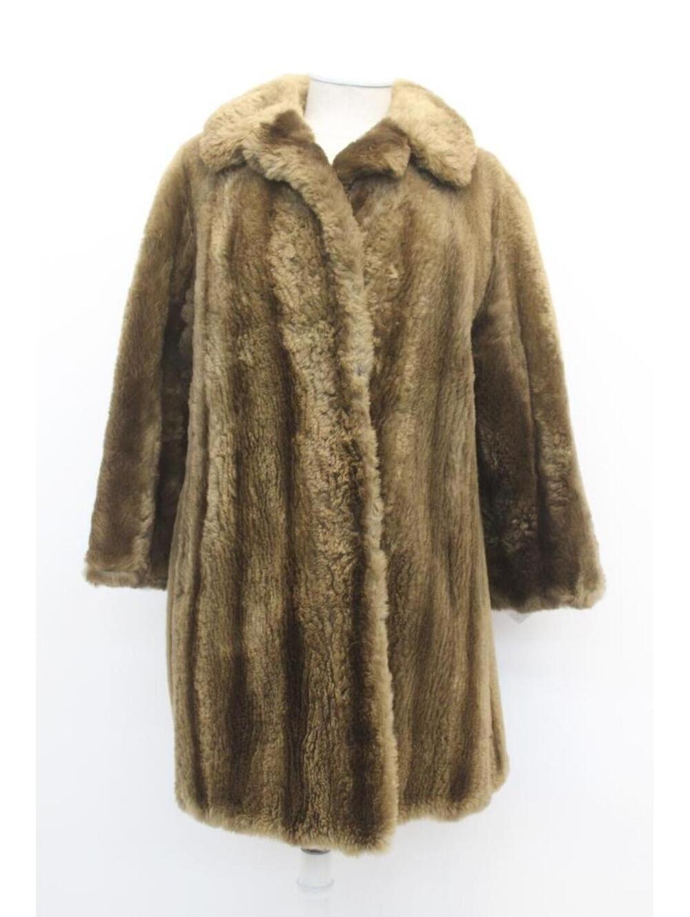 Scrap Item: Sheared Raccoon Fur Coat Women Woman Size N/A Arts & Crafts